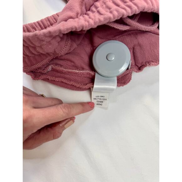 North Face Drawstring Jogger Sweatpants Women’s XS Pink 100% Cotton Cozy Gym - Picture 11 of 14